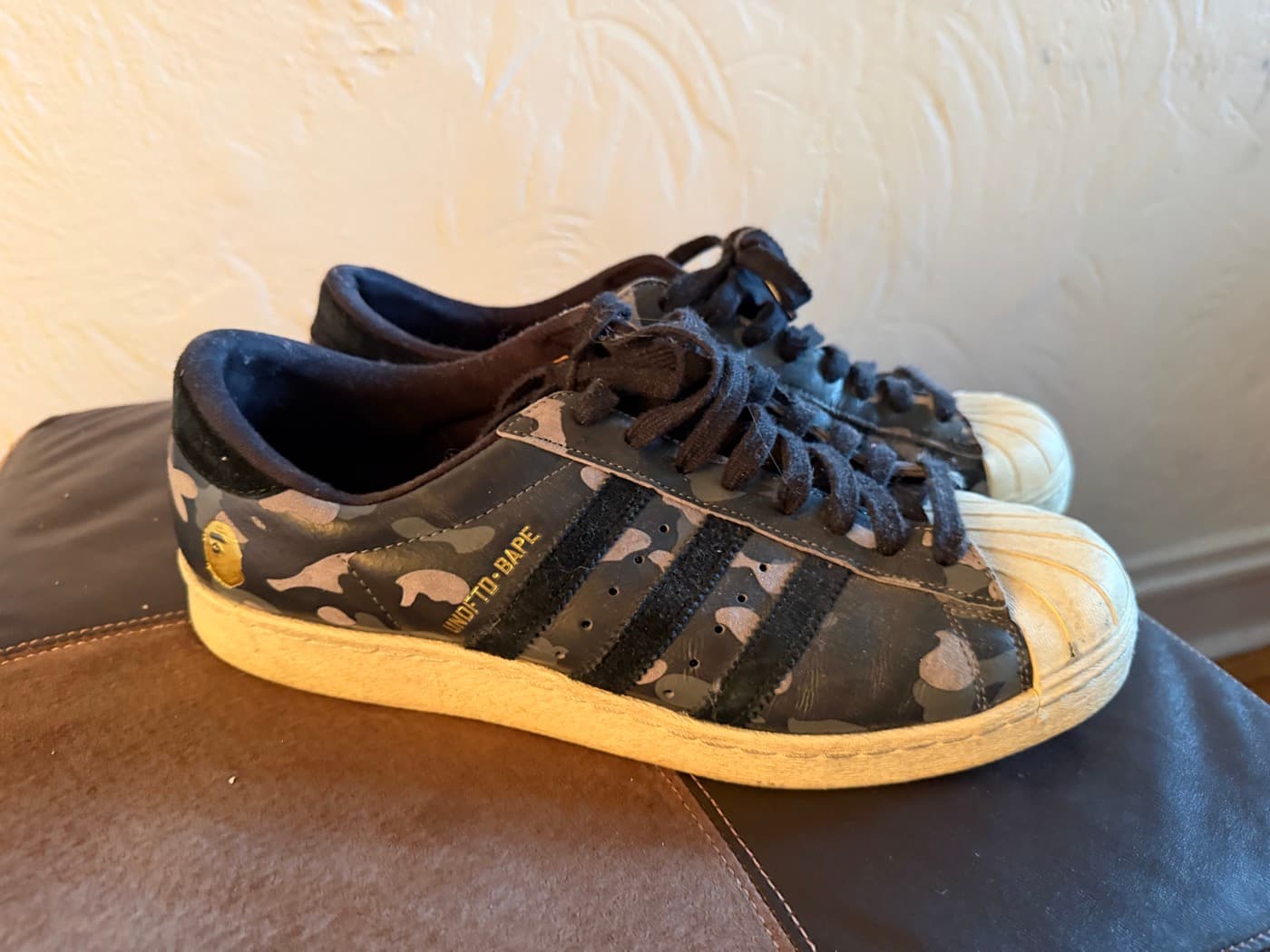 Adidas Superstar UNDEFEATED x BAPE Camo