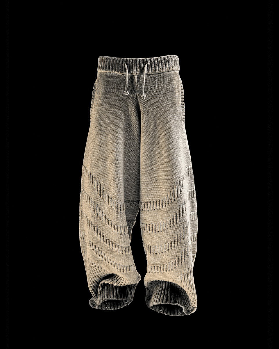 Huni Design Knit Pants (Brown)