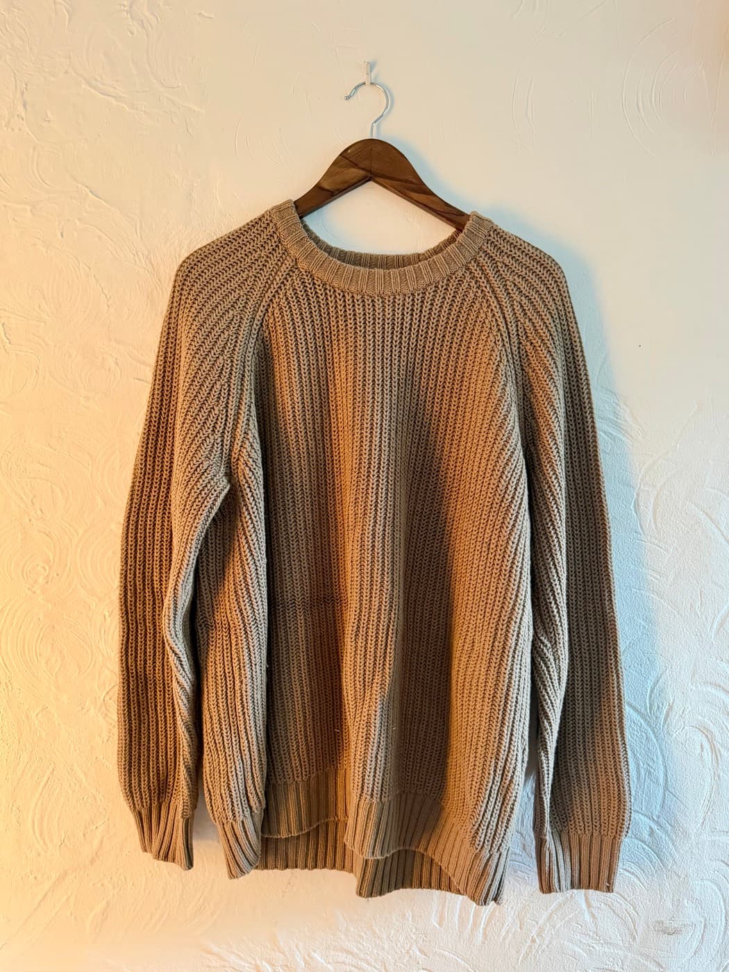 Up West Brown Crewneck Knit Sweater
